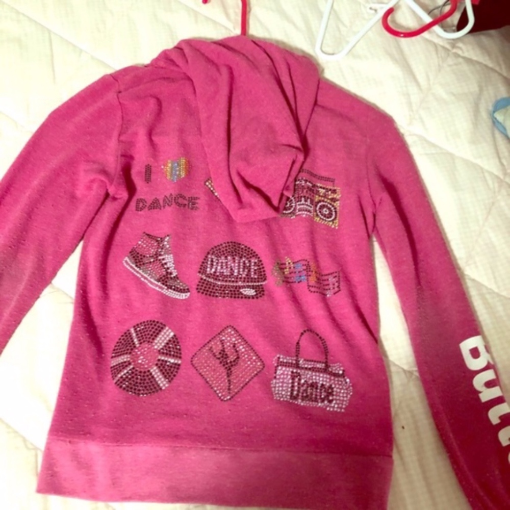 Pink Butter Kids Zip up Sweatshirt